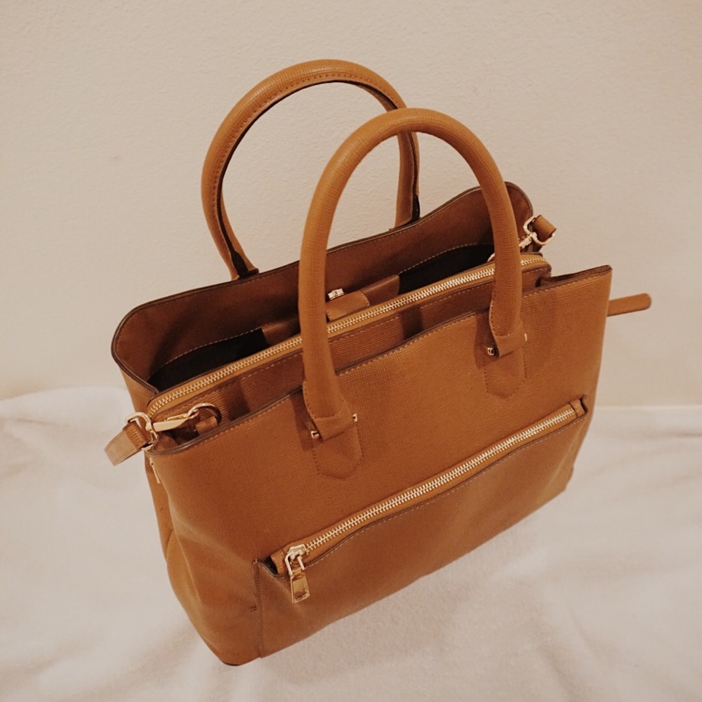 Forever 21 Burnt Orange Leather Bag - Picture 1 of 8